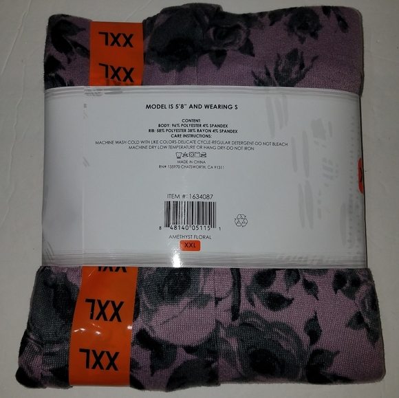 Honeydew Pajama Set XXL Amethyst Floral New - Picture 3 of 6